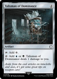 Talisman of Dominance (Surge Foil) (NM Foil) [Fallout]