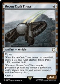 Recon Craft Theta (Surge Foil) (NM Foil) [Fallout]