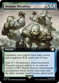 Biomass Mutation (Extended Art) (NM Nonfoil) [Fallout]