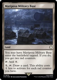 Mariposa Military Base (Surge Foil) (NM Foil) [Fallout]
