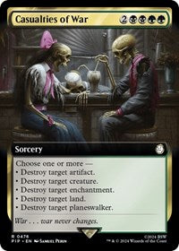 Casualties of War (Extended Art) (NM Foil) [Fallout]