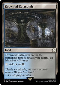 Drowned Catacomb (Surge Foil) (NM Foil) [Fallout]