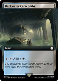 Darkwater Catacombs (Extended Art) (NM Nonfoil) [Fallout]
