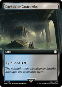 Darkwater Catacombs (Extended Art) (Surge Foil) (NM Foil) [Fallout]