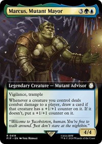 Marcus, Mutant Mayor (Extended Art) (NM Nonfoil) [Fallout]