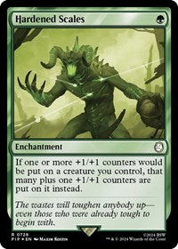 Hardened Scales (Surge Foil) (NM Foil) [Fallout]