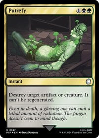 Putrefy (Surge Foil) (NM Foil) [Fallout]