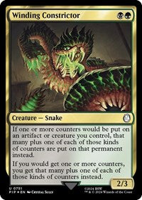 Winding Constrictor (Surge Foil) (NM Foil) [Fallout]