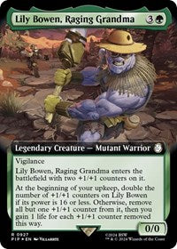Lily Bowen, Raging Grandma (Extended Art) (Surge Foil) (NM Foil) [Fallout]