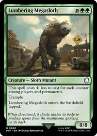 Lumbering Megasloth (NM Foil) [Fallout]