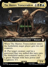 The Master, Transcendent (Extended Art) (Surge Foil) (NM Foil) [Fallout]