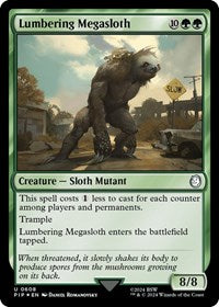 Lumbering Megasloth (Surge Foil) (NM Foil) [Fallout]