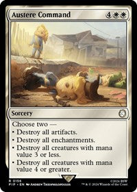 Austere Command (NM Foil) [Fallout]