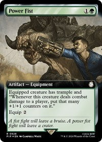 Power Fist (Extended Art) (Surge Foil) (NM Foil) [Fallout]