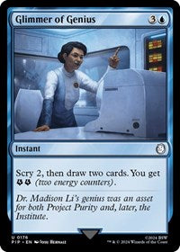 Glimmer of Genius (NM Nonfoil) [Fallout]