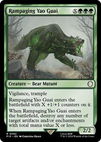 Rampaging Yao Guai (NM Nonfoil) [Fallout]