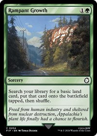 Rampant Growth (NM Foil) [Fallout]