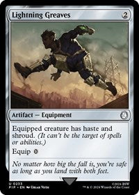 Lightning Greaves (NM Nonfoil) [Fallout]