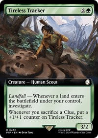 Tireless Tracker (Extended Art) (NM Foil) [Fallout]
