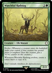Watchful Radstag (NM Foil) [Fallout]