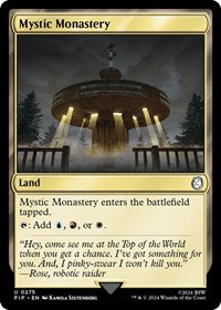 Mystic Monastery (NM Foil) [Fallout]