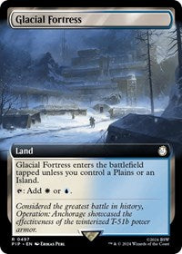 Glacial Fortress (Extended Art) (NM Nonfoil) [Fallout]