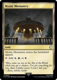 Mystic Monastery (Surge Foil) (NM Foil) [Fallout]