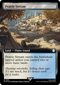Prairie Stream (Extended Art) (Surge Foil) (NM Foil) [Fallout]
