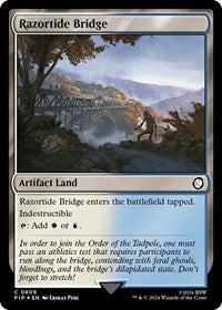 Razortide Bridge (Surge Foil) (NM Foil) [Fallout]