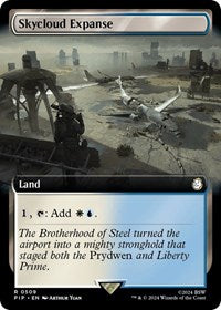 Skycloud Expanse (Extended Art) (NM Foil) [Fallout]