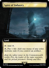 Spire of Industry (Extended Art) (Surge Foil) (NM Foil) [Fallout]