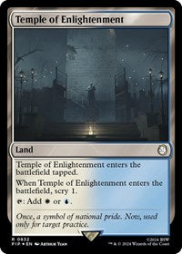 Temple of Enlightenment (Surge Foil) (NM Foil) [Fallout]