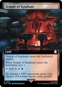 Temple of Epiphany (Extended Art) (NM Foil) [Fallout]