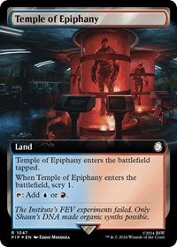 Temple of Epiphany (Extended Art) (Surge Foil) (NM Foil) [Fallout]