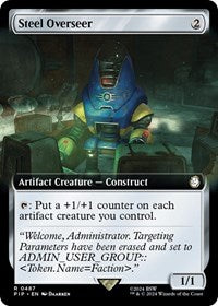 Steel Overseer (Extended Art) (NM Foil) [Fallout]