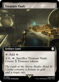 Treasure Vault (Extended Art) (Surge Foil) (NM Foil) [Fallout]