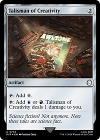 Talisman of Creativity (Surge Foil) (NM Foil) [Fallout]