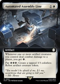 Automated Assembly Line (Extended Art) (NM Foil) [Fallout]