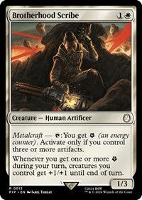 Brotherhood Scribe (NM Nonfoil) [Fallout]