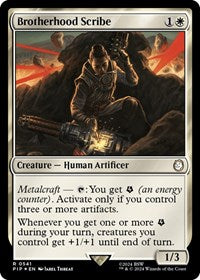 Brotherhood Scribe (Surge Foil) (NM Foil) [Fallout]