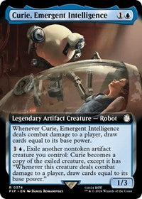 Curie, Emergent Intelligence (Extended Art) (NM Nonfoil) [Fallout]