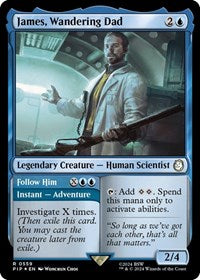 James, Wandering Dad (Surge Foil) (NM Foil) [Fallout]