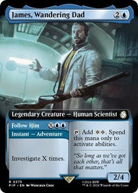 James, Wandering Dad (Extended Art) (NM Nonfoil) [Fallout]