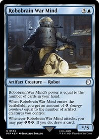 Robobrain War Mind (Surge Foil) (NM Foil) [Fallout]