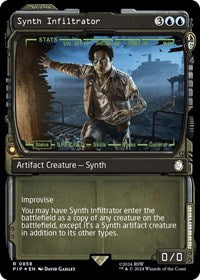 Synth Infiltrator (Showcase) (Surge Foil) (NM Foil) [Fallout]