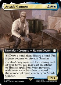 Arcade Gannon (Extended Art) (NM Foil) [Fallout]