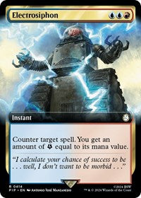 Electrosiphon (Extended Art) (NM Foil) [Fallout]