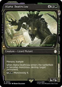 Alpha Deathclaw (Showcase) (Surge Foil) (NM Foil) [Fallout]