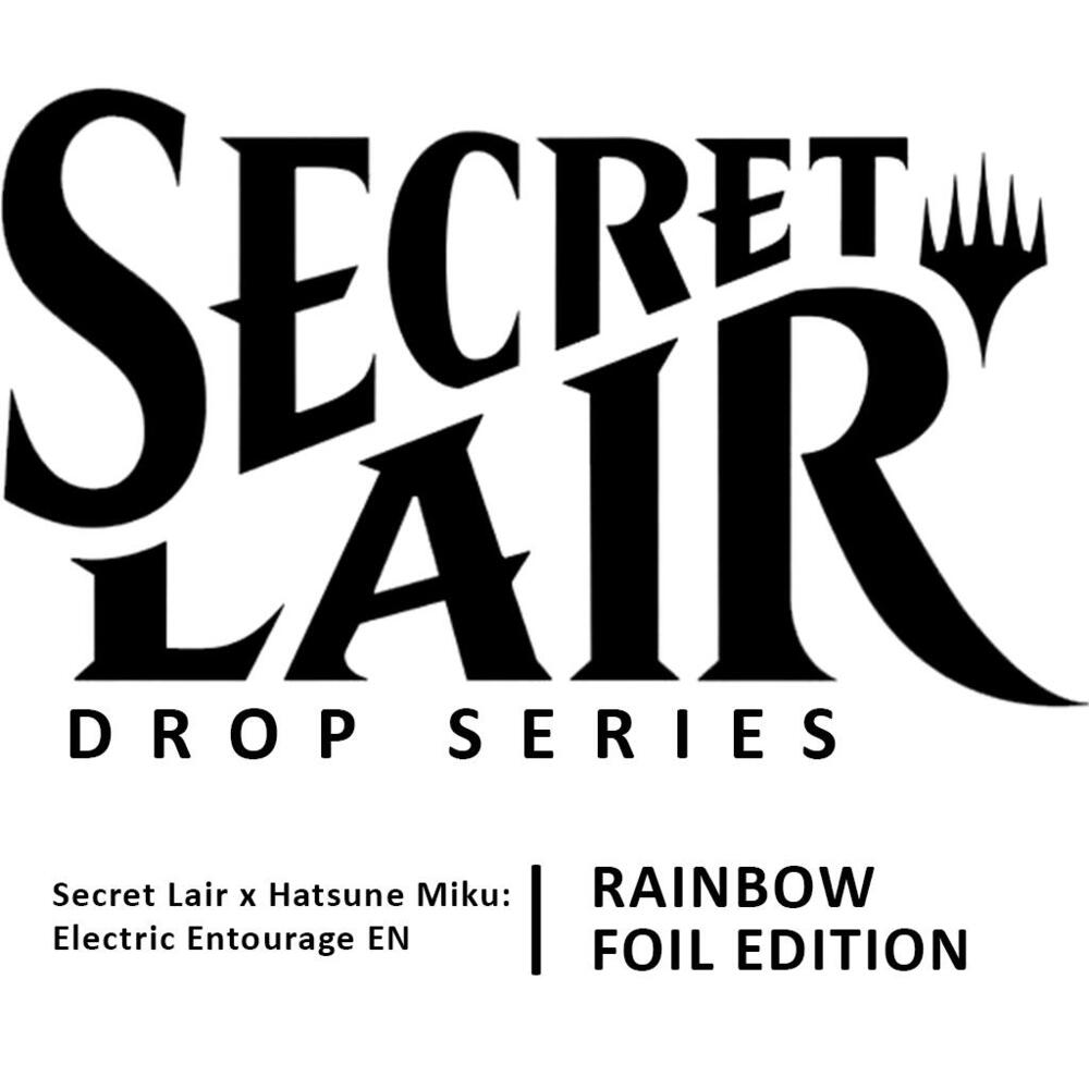 Secret Lair Drop: Secret Lair x Hatsune Miku: Electric Entourage (Rainbow Foil Edition)