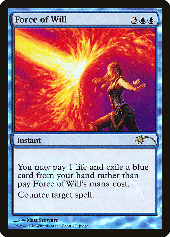 Force of Will (NM Foil) [Judge Gift Cards]